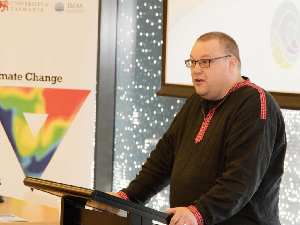 Dr Tero Mustonen of the Snowchange Initiative, chairing a workshop session on ‘Perspectives from Traditional and Indigenous Knowledge holders’ at the start of the workshop