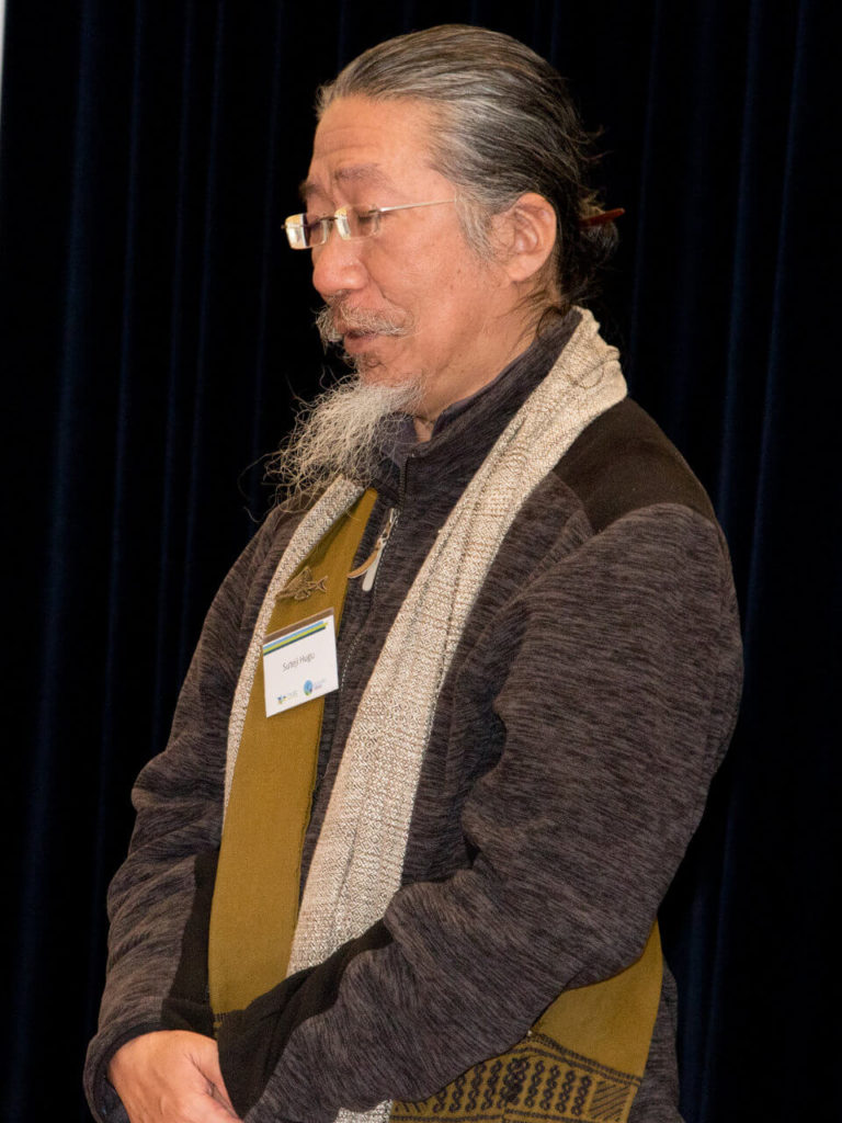 Workshop participant speaking at the 2019 Future Seas workshop